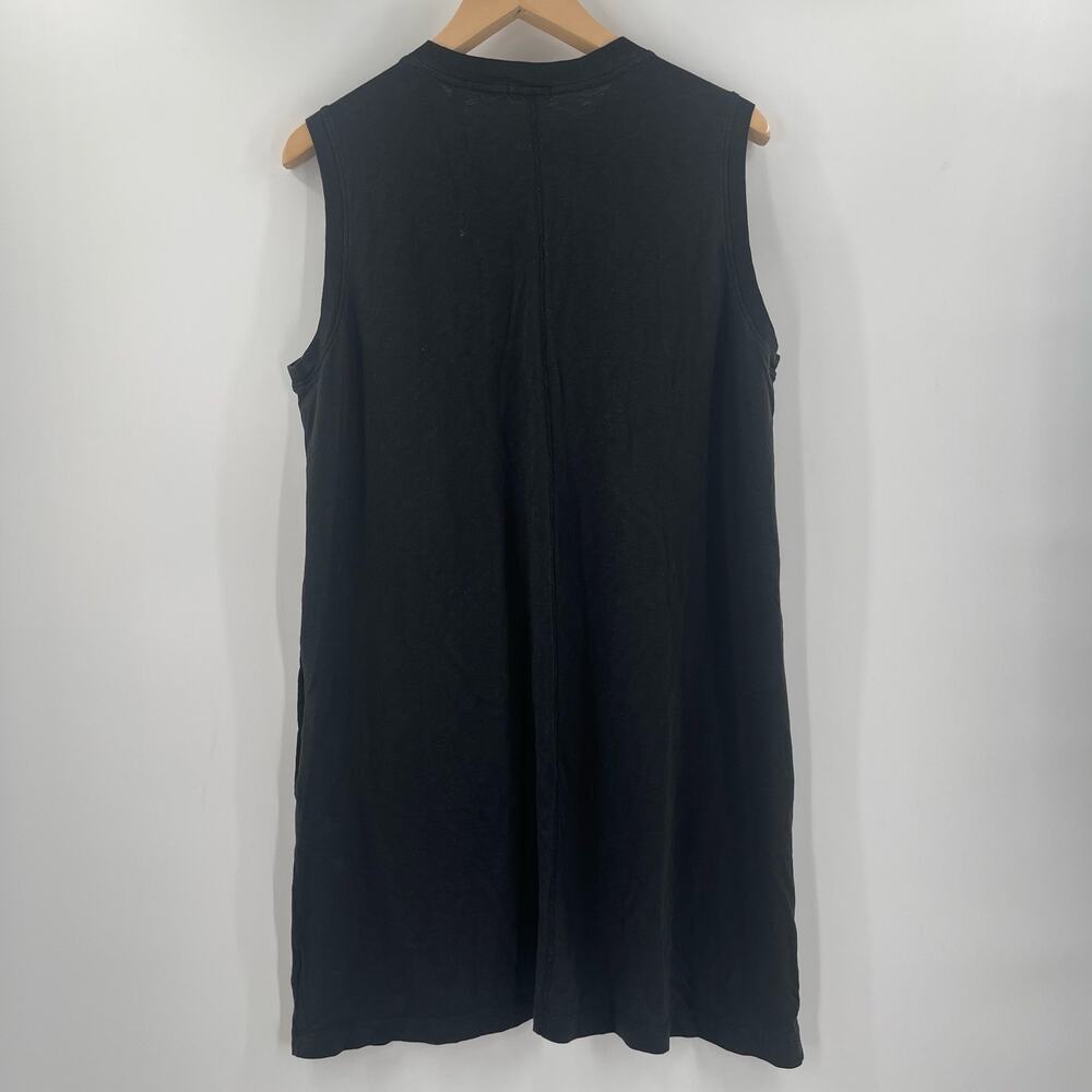 ATM Anthony Thomas Melillo Dress Size Large Sleeveless Pocket Cotton Jersey Mini - Picture 11 of 12